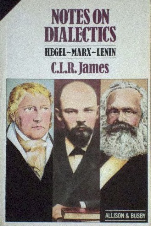 1980 Allison & Busby British cover featuring portraits of Hegel, Marx, and Lenin